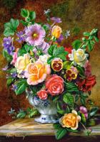 Selecta Castorland legpuzzel flowers in a vase, 500st. - thumbnail
