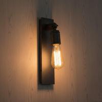 Messing Wandlamp Ritz Antiek Zwart - thumbnail