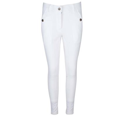 Mondoni Exclusive II kinder rijbroek wit maat:152