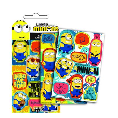 Illumination stickers Minions junior papier 3 delig