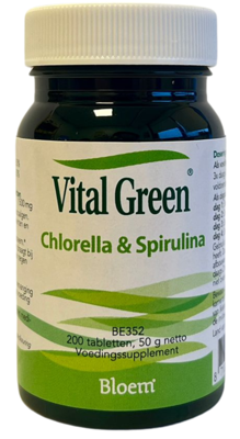 Bloem Vital Green Chlorella & Spirulina Tabletten Bloem Vital Green Chlorella & Spirulina Tabletten