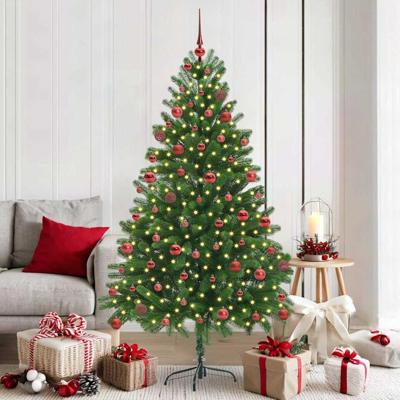 VidaXL Kerstboom met 300 led met standaard groen 180 cm pe