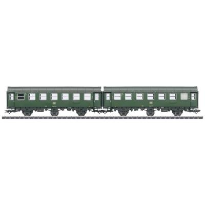 Märklin 43186 H0 ombouwrijtuig-paar 2e klas Van de DB 2e klas Märklin 43186 H0 ombouwrijtuig-paar 2e klas Van de DB 2e klas