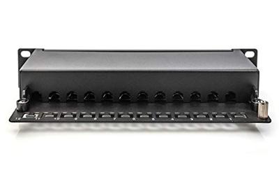 Digitus DN-91612S-EA 12 poorten Netwerkpatchpaneel 254 mm (10) CAT 6A 1 HE Meerdere kleuren Ingericht Digitus DN-91612S-EA 12 poorten Netwerkpatchpaneel 254 mm (10) CAT 6A 1 HE Meerdere kleuren Ingericht