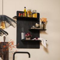 By-Boo Wandplank 'Seco' Mangohout, kleur Bruin - thumbnail