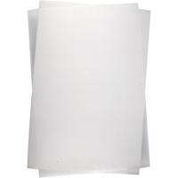 Creativ Company Vellen krimpfolie mat wit 20x30, 10st. - thumbnail