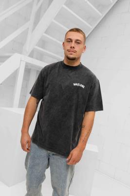 Malelions Graffiti T-Shirt Heren Donkergrijs - Maat S - Kleur: Donkergrijs | Soccerfanshop