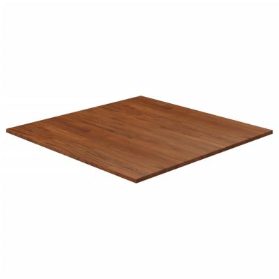 Tafelblad vierkant 80x80x1,5cm behandeld eiken donkerbruin