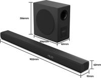 Soundbar Hisense HS3100 480W Zwart 480 W - thumbnail