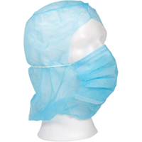 ComFort Astrocap | met mondmasker | 38x35cm | PP | blauw | 500 stuks - thumbnail