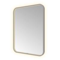 Hotbath &More Mirrors Soft Square LED Badkamerspiegel - Rechthoek - 80 x 60 cm - Geborsteld Gunmetal - thumbnail