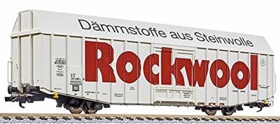 Liliput L235814 H0 grote goederenwagen Hbbks Rockwool van de DB Liliput L235814 H0 grote goederenwagen Hbbks Rockwool van de DB