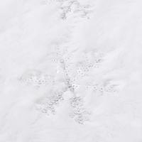 Luxe Kerstboomrok Wit 122 cm Imitatiebont - thumbnail