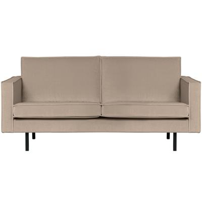 WOOOD 2,5-zits Bank 'Rodeo' Velvet, kleur Khaki