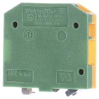 Weidmüller 0380260000 Aardingsklem Schroeven Geel-groen 100 stuk(s) Piece