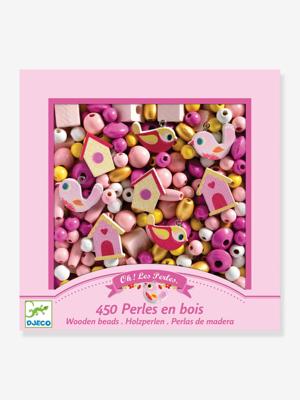 Houten kralen - Vogels - DJECO meerkleurig Houten kralen - Vogels - DJECO meerkleurig