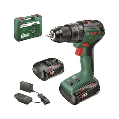 Bosch Home and Garden UniversalImpact 18V-60 06039D7102 Accu-klopboor/schroefmachine 18 V 2.0 Ah Li-ion Incl. 2 accus, Incl. lader