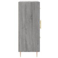 Dressoir 69,5x34x90 cm bewerkt hout grijs sonoma eikenkleurig - thumbnail
