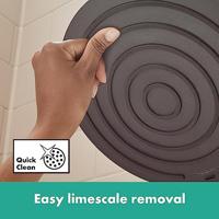 Hansgrohe Hoofddouche Pulsify S 260 1 Jet Zonder Wandaansluiting Mat Zwart - thumbnail