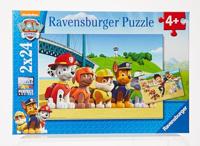 Ravensburger paw patrol puzzel - dappere honden, 2x24st. - thumbnail