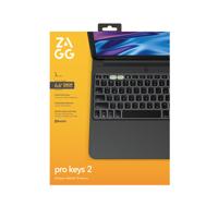 ZAGG Pro Keys 2 Bluetooth Keyboard Case for Apple iPad Air 13 (2024/2025) QWERTY Black - thumbnail