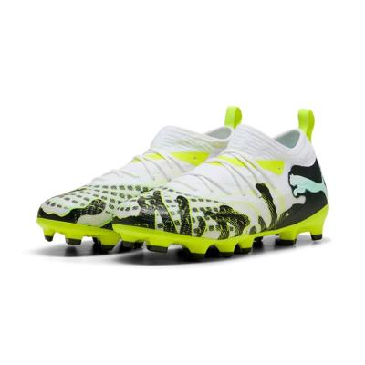 PUMA Future 9 Match Creativity Gras / Kunstgras Voetbalschoenen (MG) Kids Wit Groen Zwart PUMA Future 9 Match Creativity Gras / Kunstgras Voetbalschoenen (MG) Kids Wit Groen Zwart