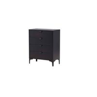 Nohr Ladekast 'Danyella' Met 4 laden, kleur Zwart - thumbnail