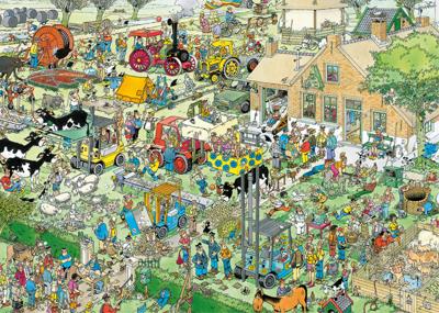 Jan van Haasteren Boerderij Bezoek 1000 stukjes