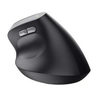 Trust Bayo II Ergonomische muis Draadloos Optisch Zwart 6 Toetsen 800 dpi, 1200 dpi, 1600 dpi, 2400 dpi Ergonomisch, Geluidsarme toetsen, Geïntegreerd - thumbnail
