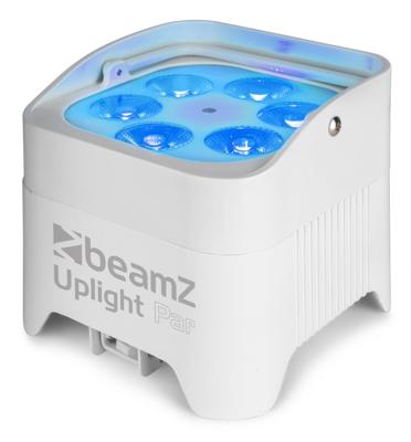 BeamZ BBP96SW verticale LED-par op accu RGBAW-UV WDMX wit BeamZ BBP96SW verticale LED-par op accu RGBAW-UV WDMX wit