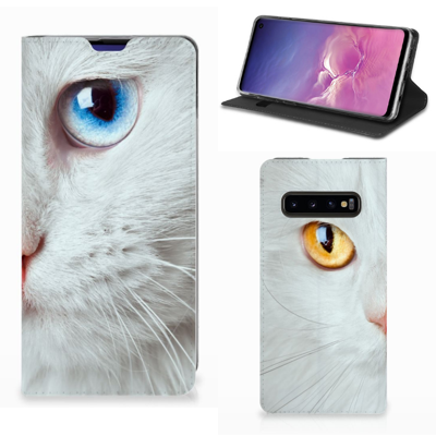 Samsung Galaxy S10 | Hoesje maken | Witte Kat
