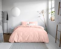 RoyalTextile - Uni Satijn Dekbedovertrek Katoen-Satijn - Roze - 240 x 200/260 - thumbnail