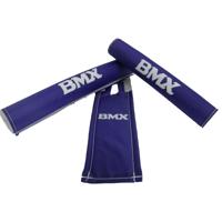pads BMX junior foam blauw 3-delig - thumbnail