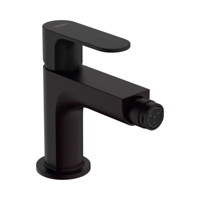 Bidetmengkraan HansGrohe Rebris S Eengreeps Met Trekwaste Mat Zwart Bidetmengkraan HansGrohe Rebris S Eengreeps Met Trekwaste Mat Zwart