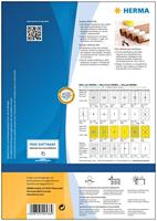 Herma 9538 Folie-etiketten 99.1 x 42.3 mm Folie, mat Wit 480 stuk(s) Extra sterk hechtend Laser (zwart/wit), Laser (kleur), Kopiëren (zwart/wit), Kopiëren - thumbnail