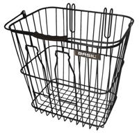 Basil bottle basket - fietsmand - achterop -zwart - thumbnail