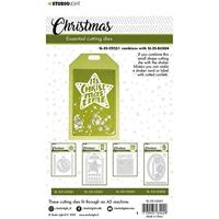 Studio Light • essentials cutting dies christmas tag shaker - thumbnail