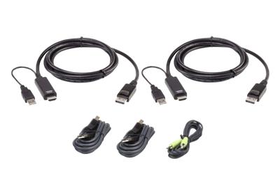 ATEN KVM Kabel 1.8 m Zwart