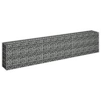 VidaXL Gabion plantenbak verhoogd 270x30x60 cm gegalvaniseerd staal - thumbnail