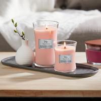 Woodwick Pressed Blooms & Patchouli Medium Hourglass Candle 0 - thumbnail