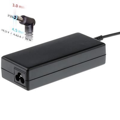 Akyga notebook power adapter AK-ND-26 19.5V/4.62A 90W 4.5x3.0 mm + pin HP netvoeding & inverter Binnen Zwart
