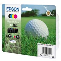 Epson inktcartridge 34XL, 950 pagina's, OEM C13T34764010, 4 kleuren - thumbnail