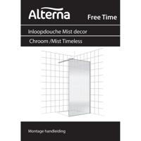 Inloopdouche BWS Free Time 100x200 cm Mist Glas Timeless Coating Chroom Boss & Wessing - thumbnail