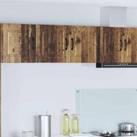 Keukenkast met plank Oudhout 80 x 31 x 40 cm Bewerkt hout - thumbnail