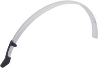 Gazelle Achterspatbord 28 pvc b50g wafel zilver - thumbnail