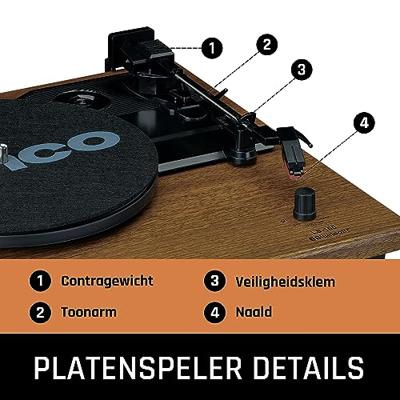 Lenco LS-100WD Platenspeler Belt drive Hout