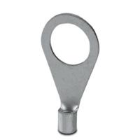 Phoenix Contact 3240088 Ringkabelschoen Dwarsdoorsnede (max.): 6 mm² Schachtdiameter: 13 mm Ongeïsoleerd Zilver 50 stuk(s) - thumbnail