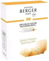Maison Berger Navulling - voor autoparfum - Aroma Happy - Sparkling Zest- 2 Stuks - thumbnail
