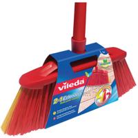 Vileda 112091 bezem Buiten Zwart, Rood, Geel Zachte/harde haren Polyethyleentereftalaat (PET) - thumbnail