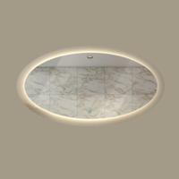 Badkamerspiegel Gliss Oval LED Verlichting 100x160 cm Gliss Design - thumbnail